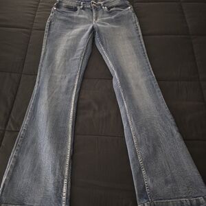 VENUS Flare Leg Blue Jeans